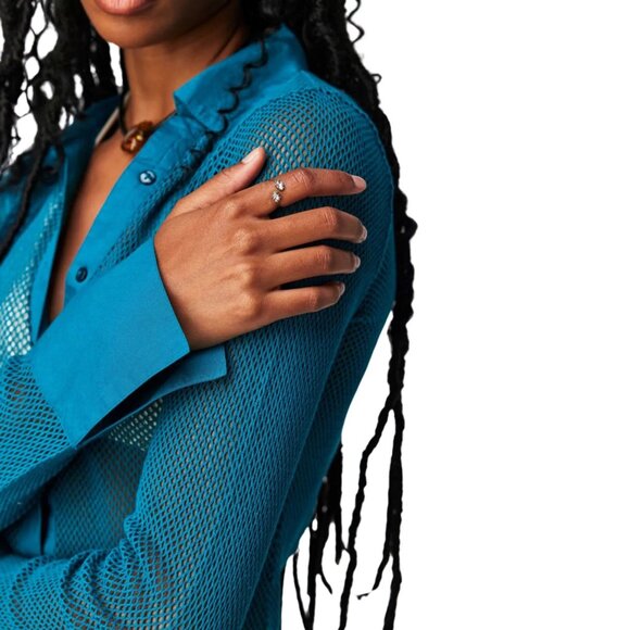 NWOT Free People Siggi Shirt - Picture 3 of 7